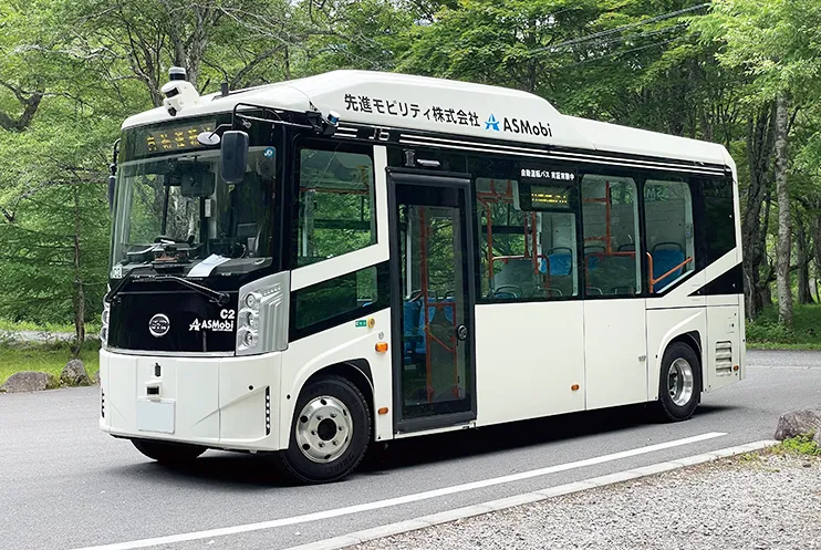 自動運転バス試乗体験