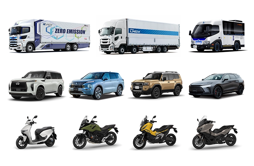 新技術搭載車両展示