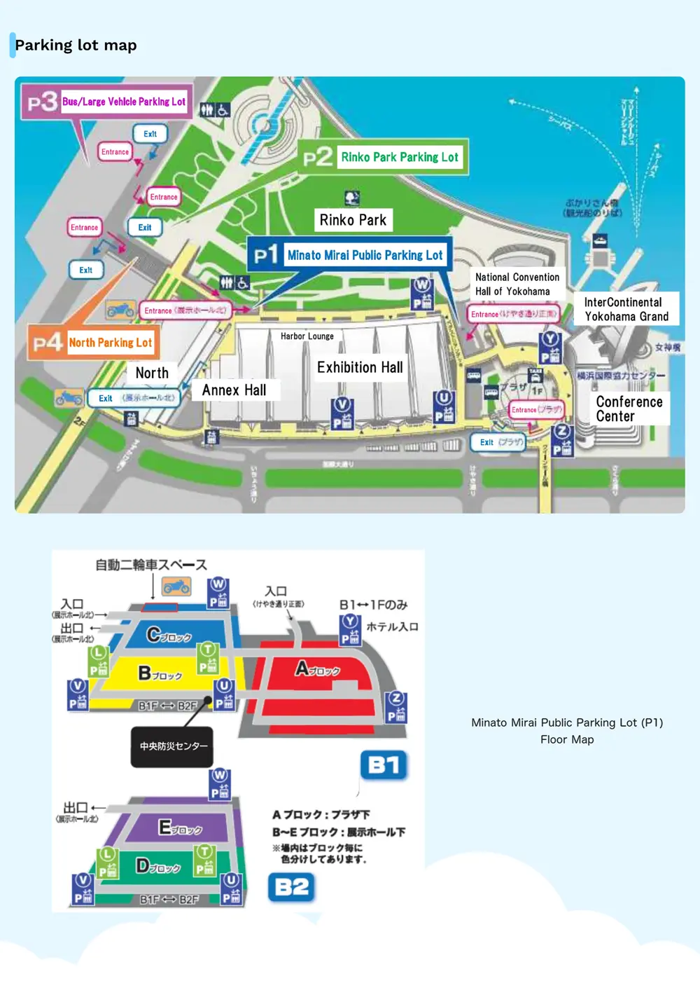 Guidance for Parking Areas
