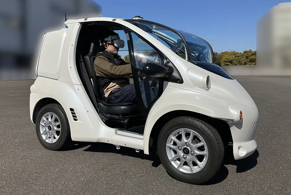 実車両運転型VRシステム体験企画1