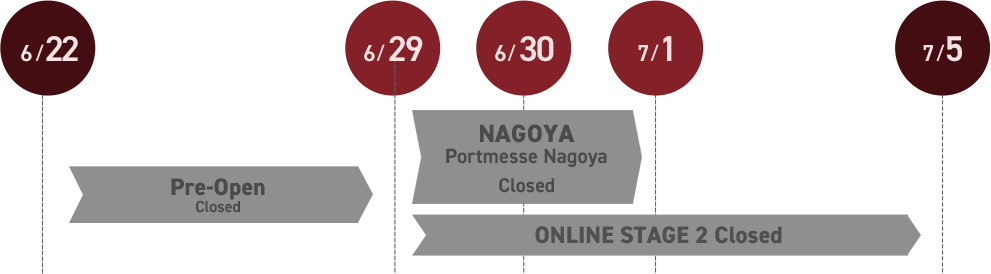 NAGOYA schedule image